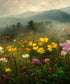 Multi-Color Spring Field Backdrop for Photography