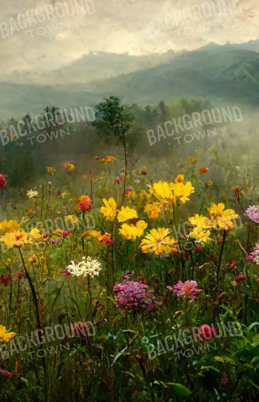 Mountain Meadows 8X12 Ultracloth ( 96 X 144 Inch ) Backdrop