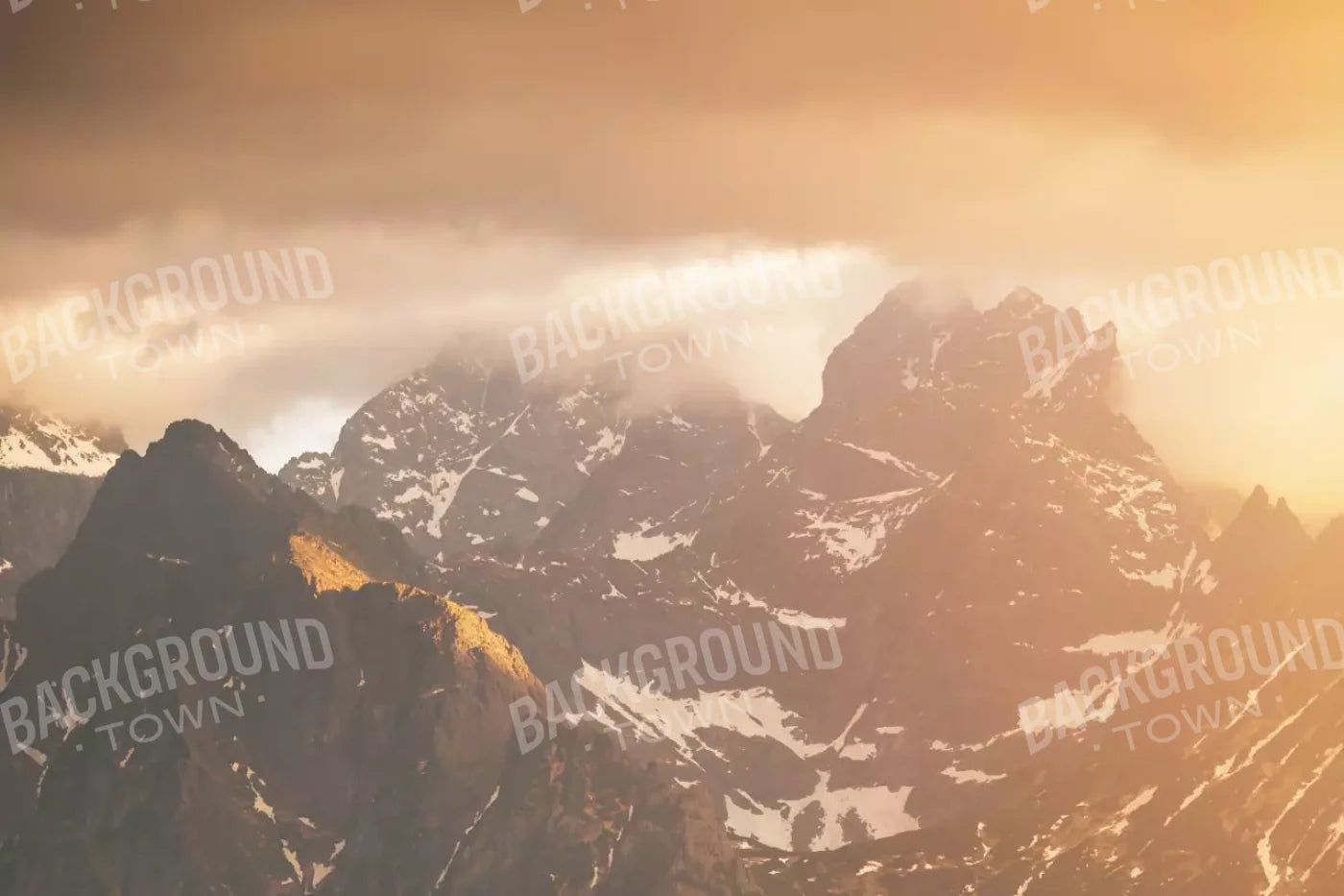 Mountain Range 12’X8’ Ultracloth (144 X 96 Inch) Backdrop