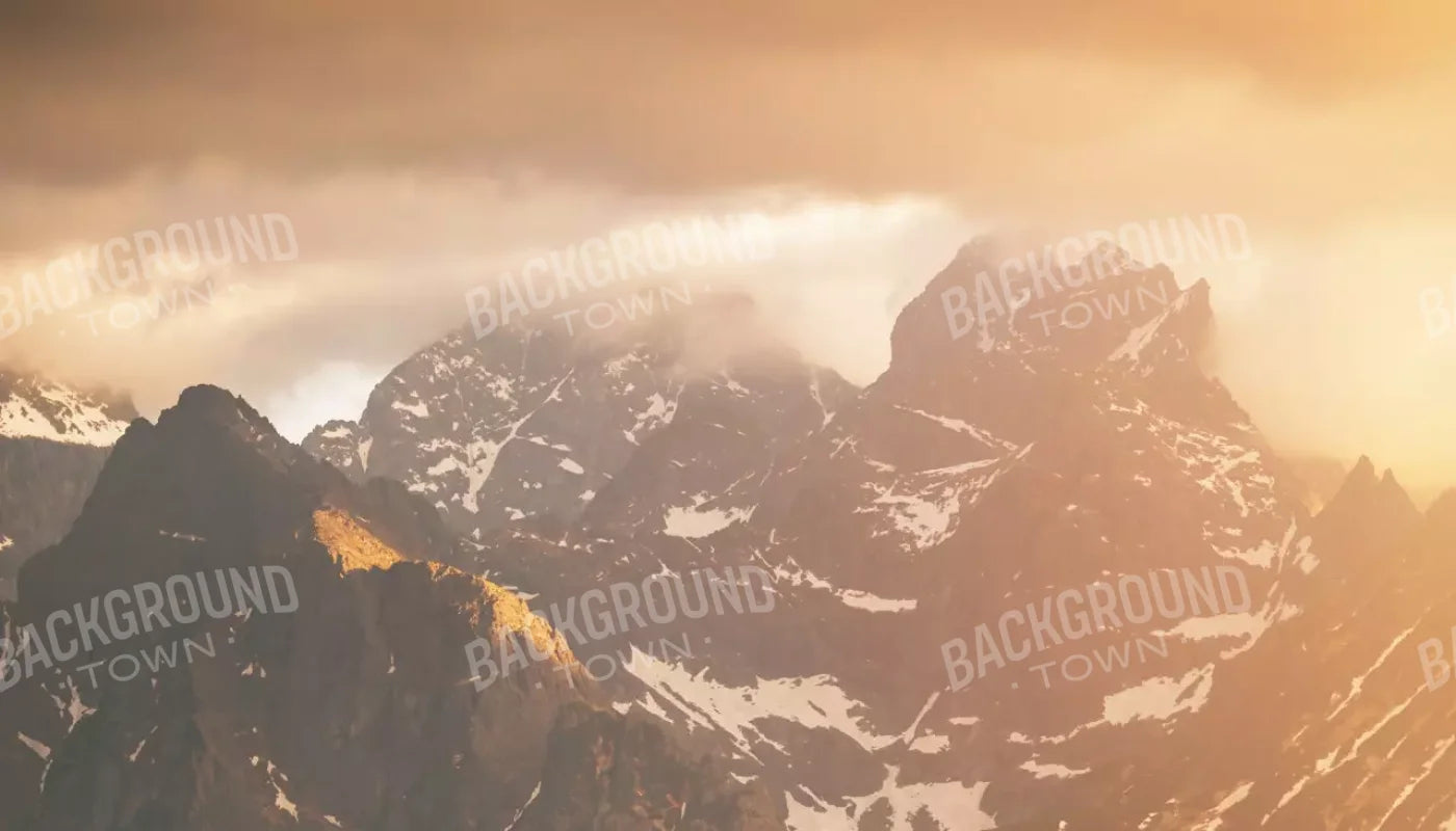 Mountain Range 14’X8’ Ultracloth (168 X 96 Inch) Backdrop