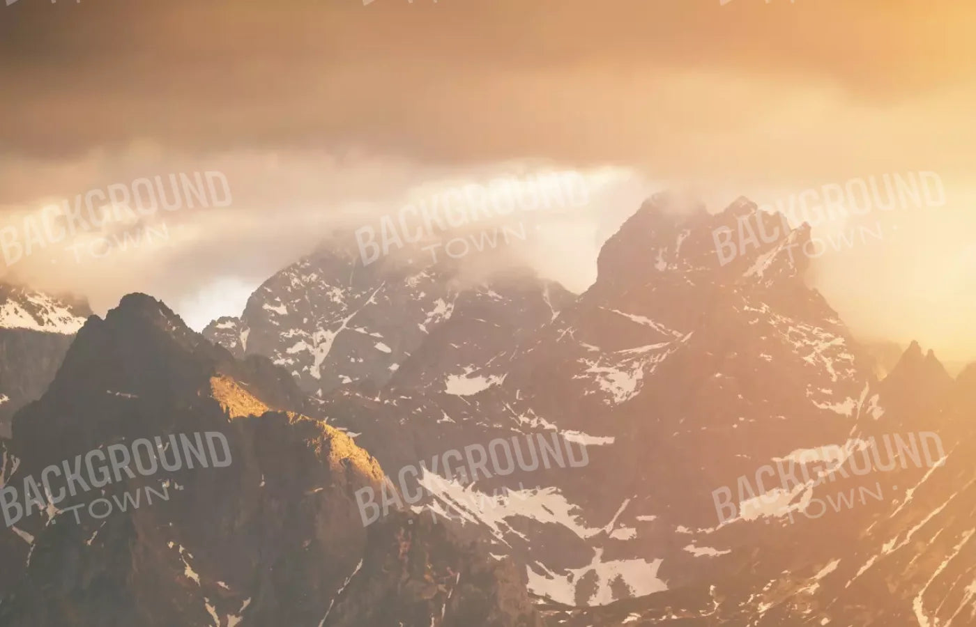 Mountain Range 14’X9’ Ultracloth (168 X 108 Inch) Backdrop