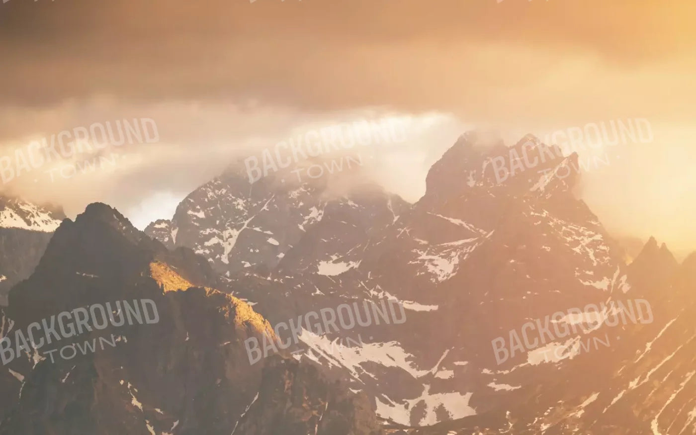 Mountain Range 16’X10’ Ultracloth (192 X 120 Inch) Backdrop