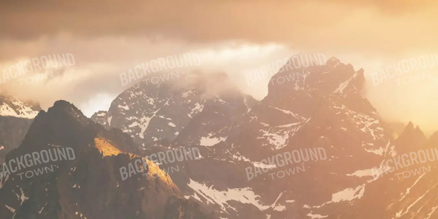 Mountain Range 16’X8’ Ultracloth (192 X 96 Inch) Backdrop