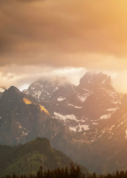 Mountain Range 5’X7’ Ultracloth (60 X 84 Inch) Backdrop