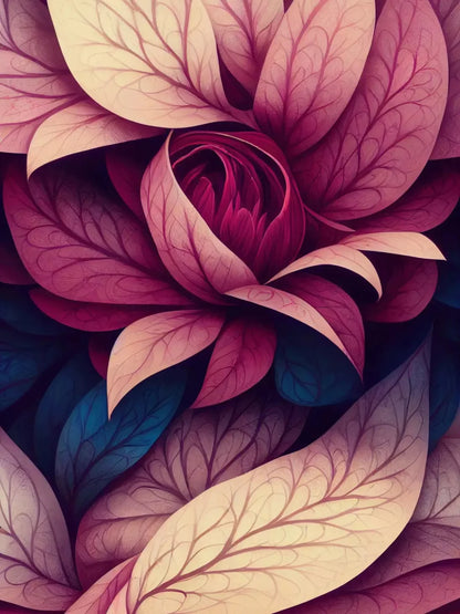 Mulberry Petals 5X7 Ultracloth ( 60 X 84 Inch ) Backdrop