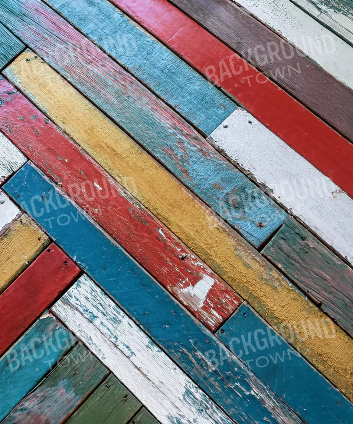 Multi Color Boards Ii 10’X12’ Ultracloth (120 X 144 Inch) Backdrop