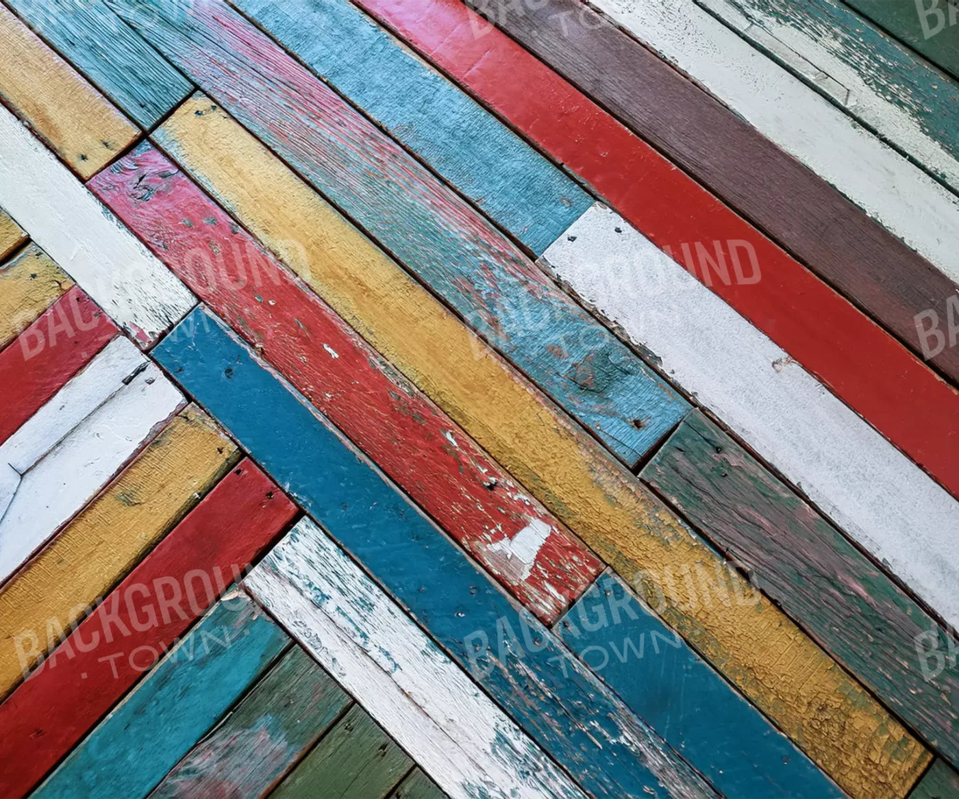 Multi Color Boards Ii 12’X10’ Ultracloth (144 X 120 Inch) Backdrop