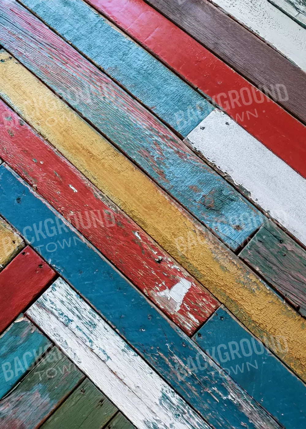 Multi Color Boards Ii 5’X7’ Ultracloth (60 X 84 Inch) Backdrop
