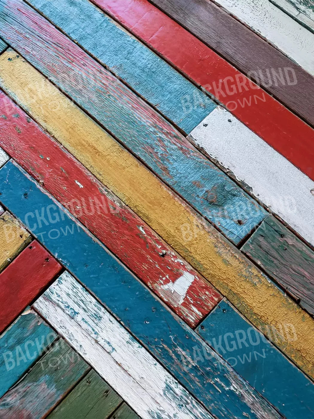 Multi Color Boards Ii 6’X8’ Fleece (72 X 96 Inch) Backdrop