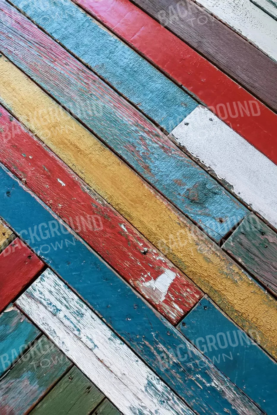 Multi Color Boards Ii 8’X12’ Ultracloth (96 X 144 Inch) Backdrop
