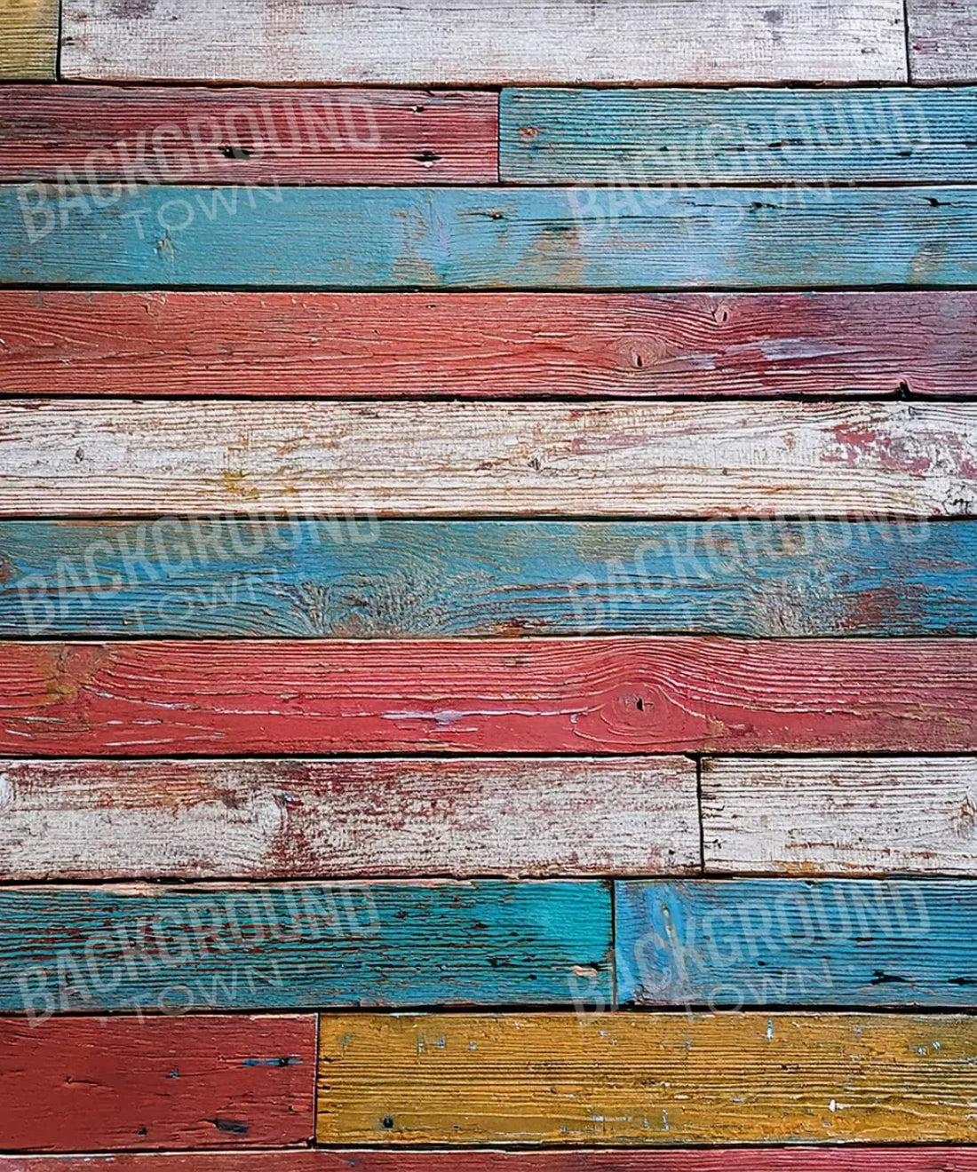 Multi-Color Boards Backdrop for Photography