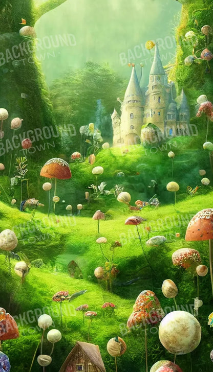Mushroom Kingdom 8’X14’ Ultracloth (96 X 168 Inch) Backdrop