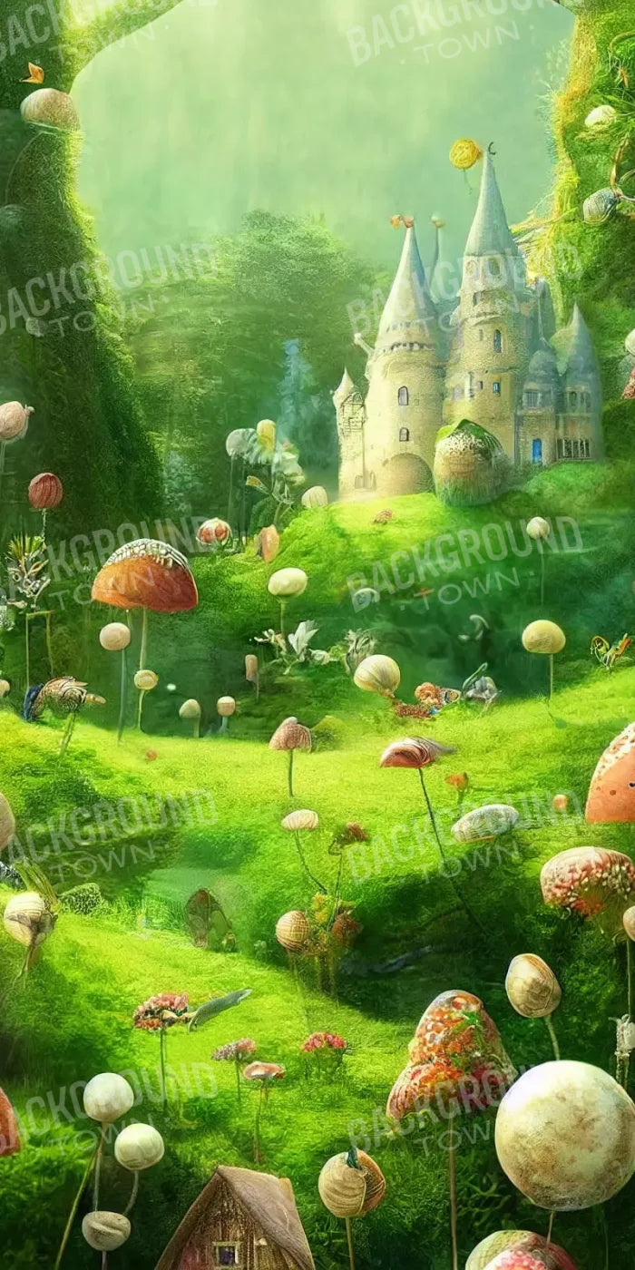 Mushroom Kingdom 8’X16’ Ultracloth (96 X 192 Inch) Backdrop