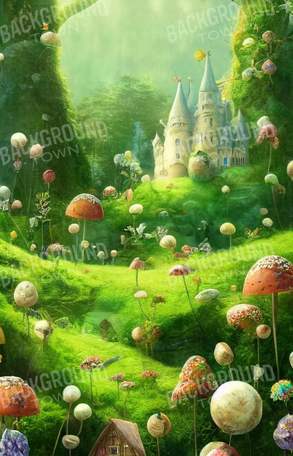 Mushroom Kingdom 9’X14’ Ultracloth (108 X 168 Inch) Backdrop