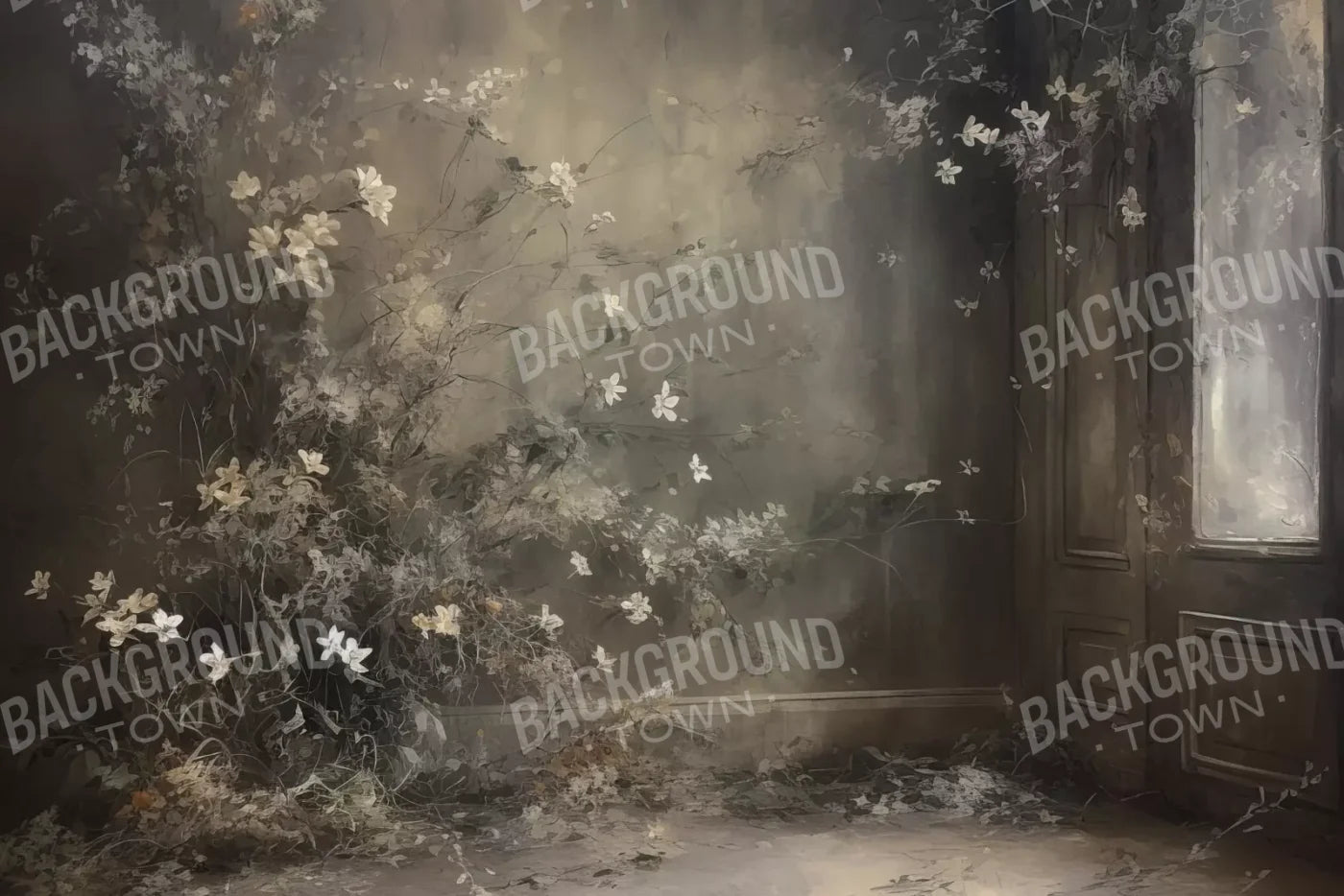 Muted Autumn Room 12’X8’ Ultracloth (144 X 96 Inch) Backdrop