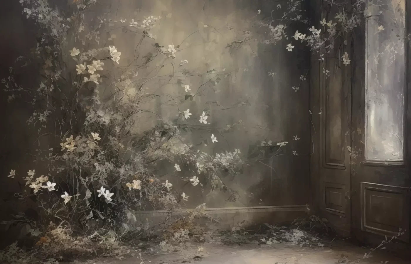 Muted Autumn Room 14’X9’ Ultracloth (168 X 108 Inch) Backdrop