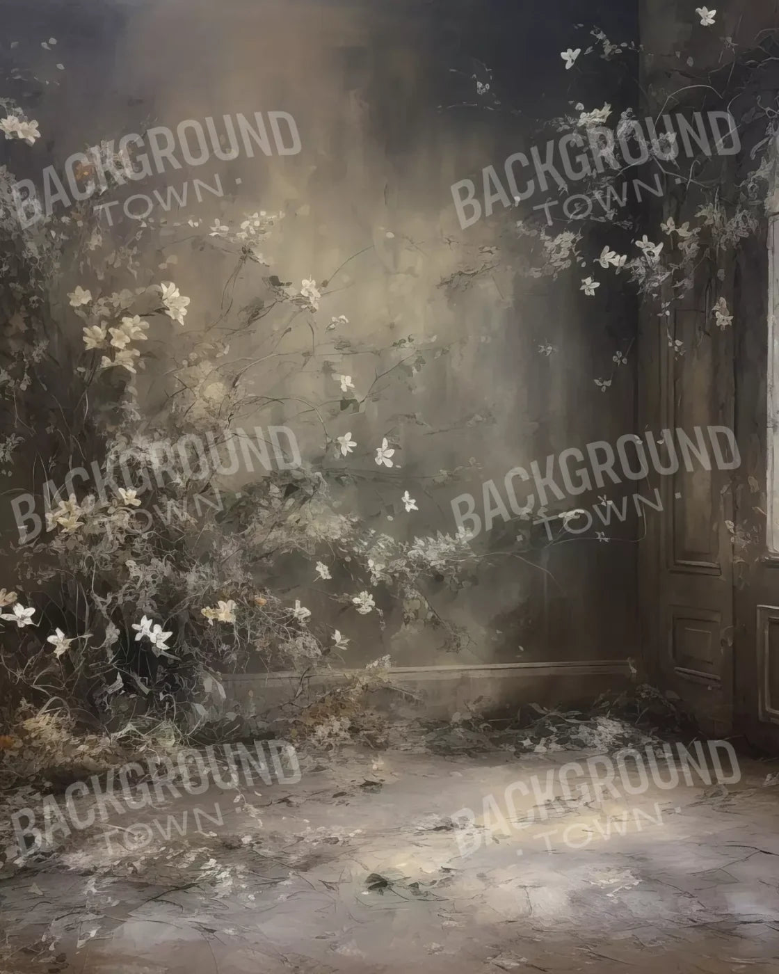 Muted Autumn Room 8’X10’ Fleece (96 X 120 Inch) Backdrop