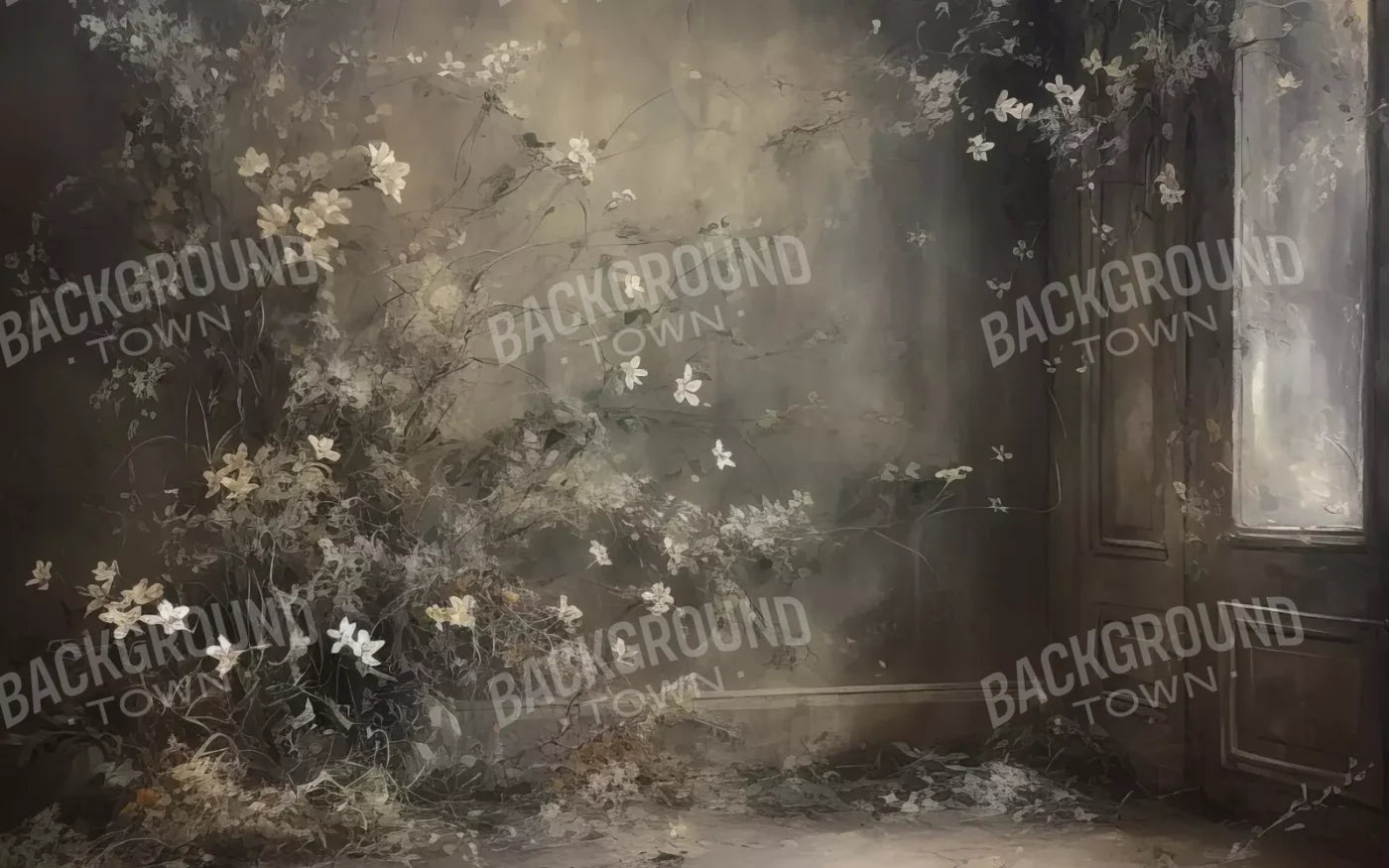 Muted Autumn Room 8’X5’ Ultracloth (96 X 60 Inch) Backdrop