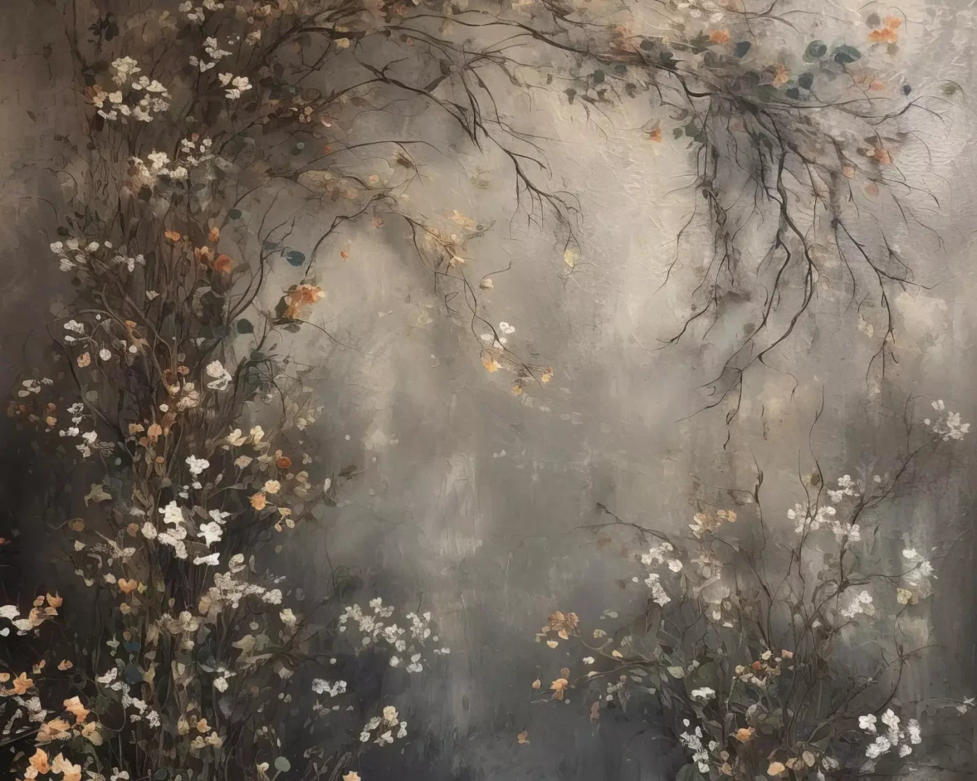 Muted Autumn Wall 10’X8’ Fleece (120 X 96 Inch) Backdrop