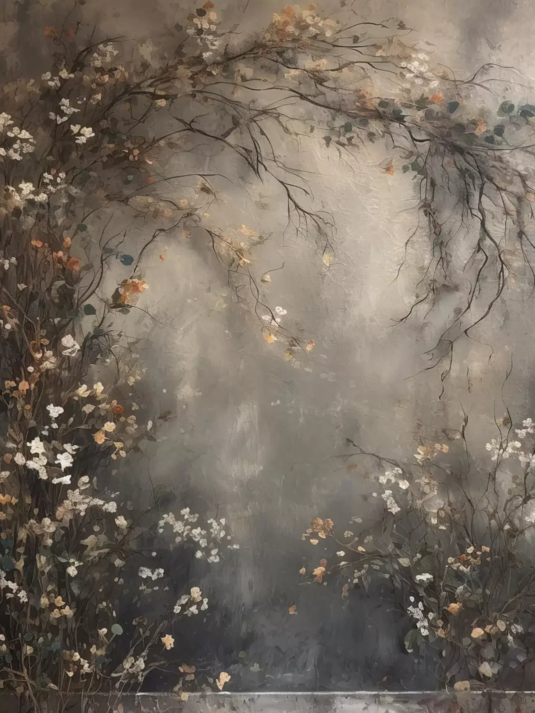 Muted Autumn Wall 6’X8’ Fleece (72 X 96 Inch) Backdrop