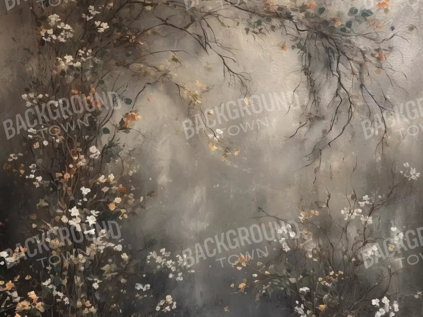 Muted Autumn Wall 8’X6’ Fleece (96 X 72 Inch) Backdrop