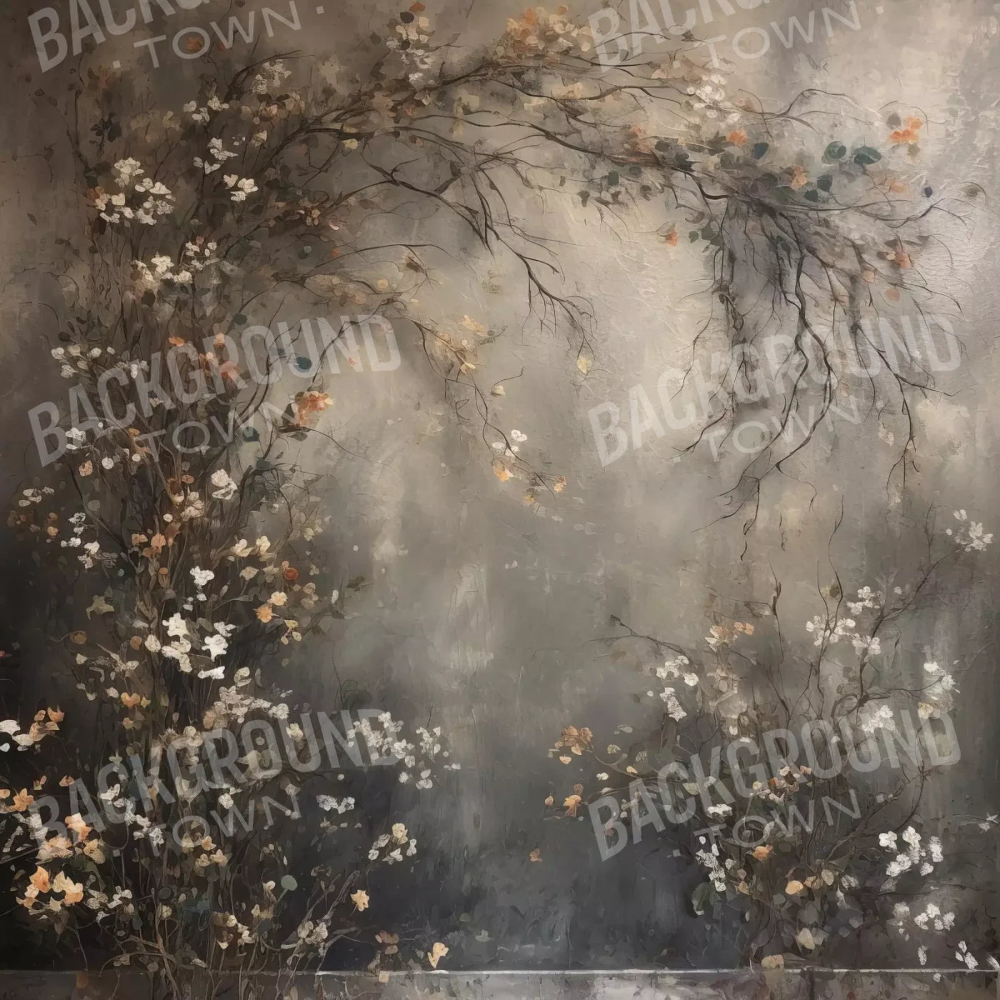 Muted Autumn Wall 8’X8’ Fleece (96 X Inch) Backdrop