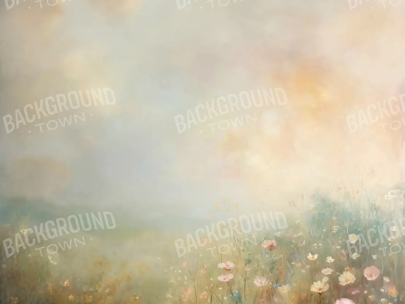 Muted Gardens 6’8x5’ Fleece (80 x 60 inch) Backdrop