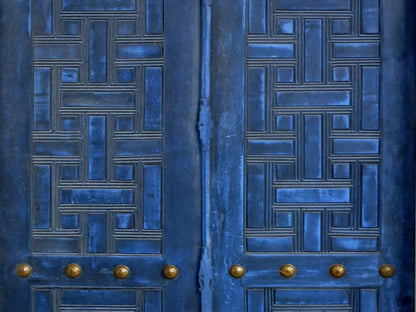 My Blue India 10X8 Fleece ( 120 X 96 Inch ) Backdrop