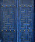Blue Steel and Metal Backdrop for Photography