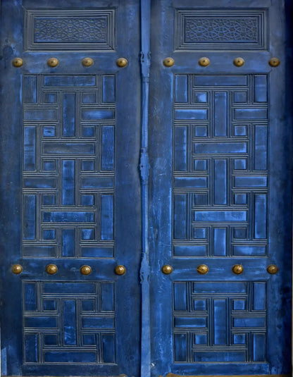 My Blue India 6X8 Fleece ( 72 X 96 Inch ) Backdrop