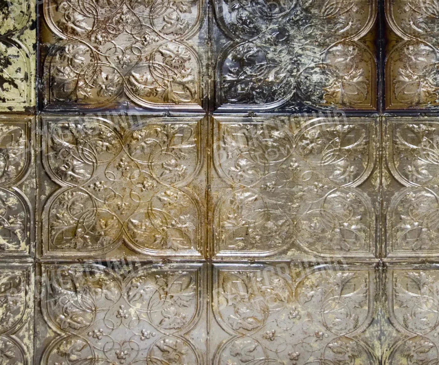 My Ceiling Tins 5X42 Fleece ( 60 X 50 Inch ) Backdrop