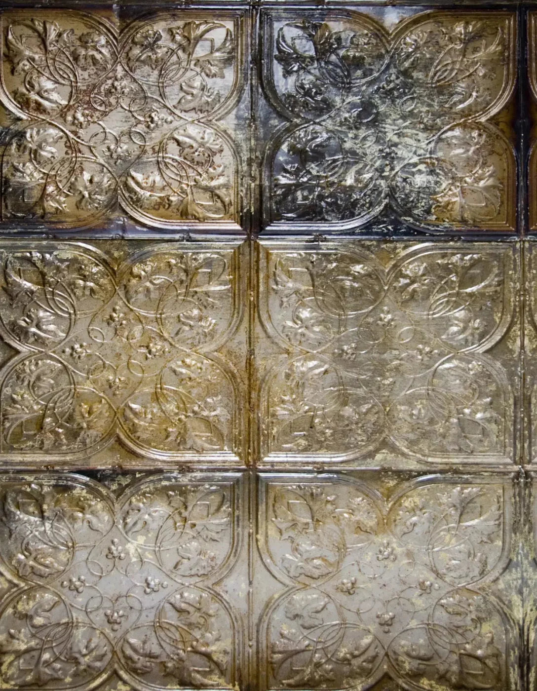 My Ceiling Tins 6X8 Fleece ( 72 X 96 Inch ) Backdrop