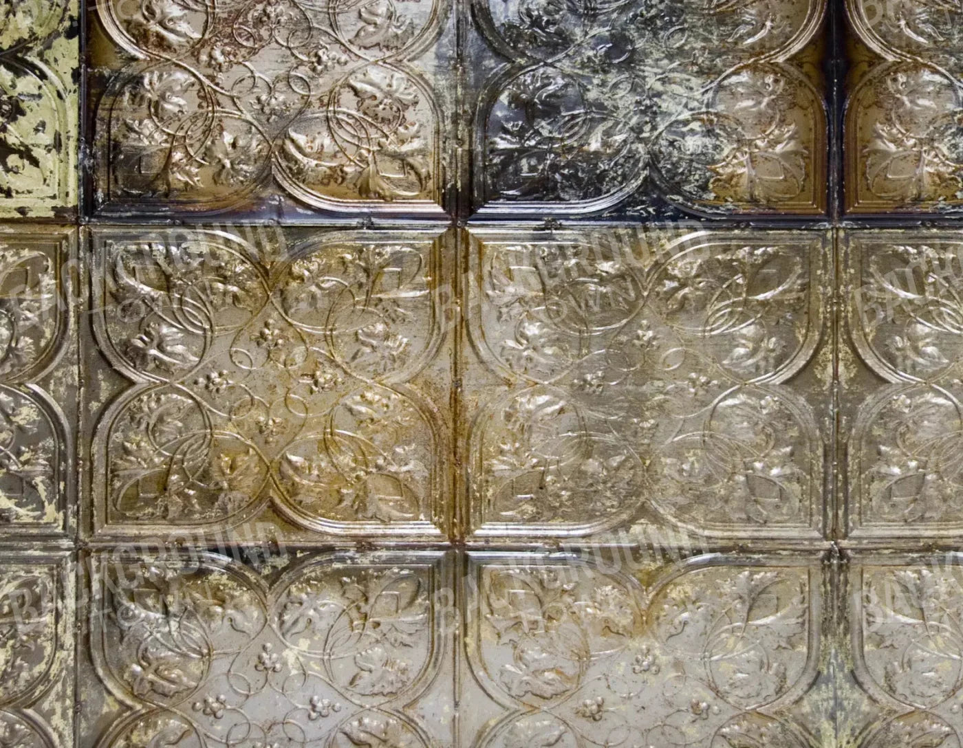 My Ceiling Tins 8X6 Fleece ( 96 X 72 Inch ) Backdrop