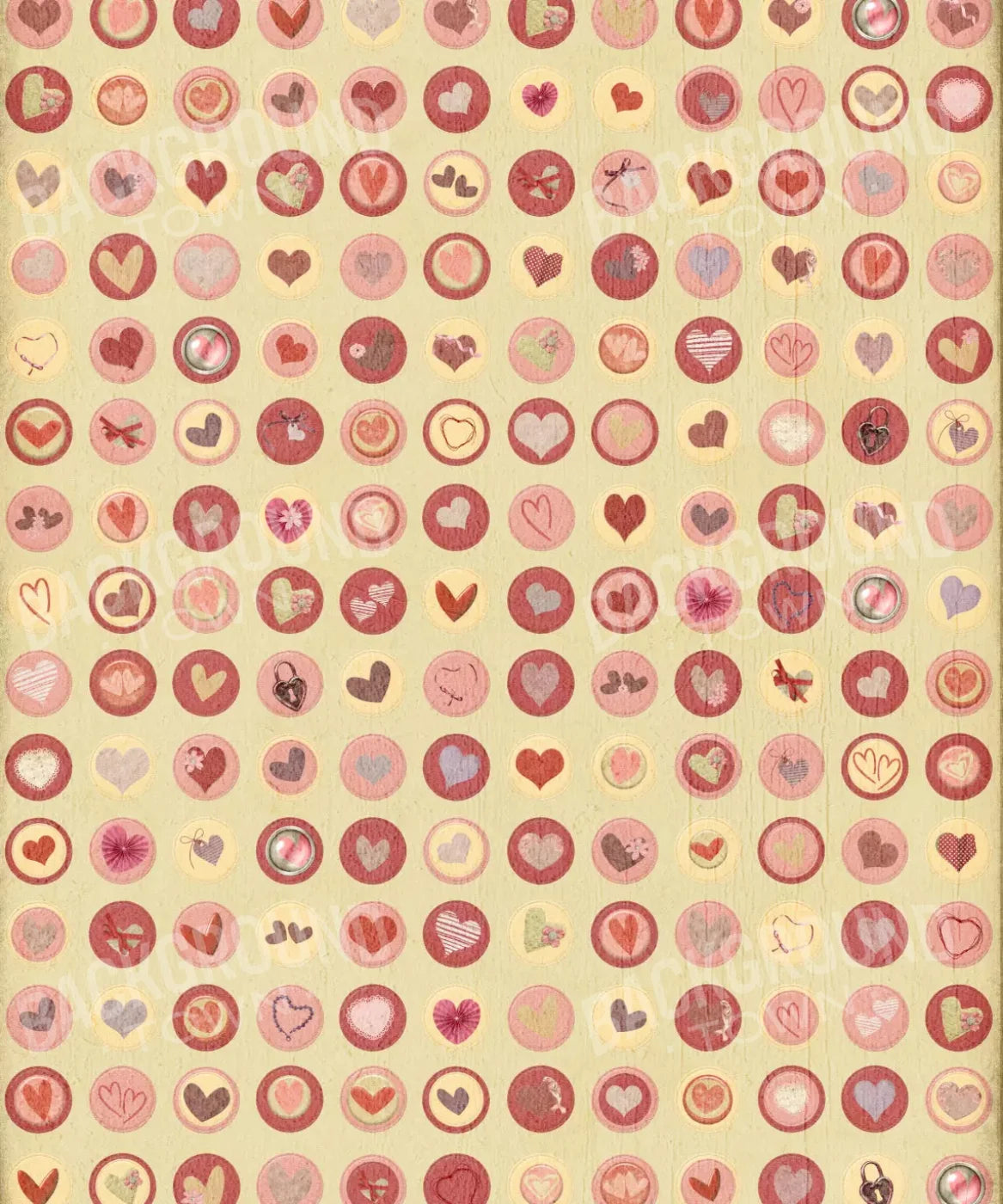 Beige Valentines Day Backdrop for Photography