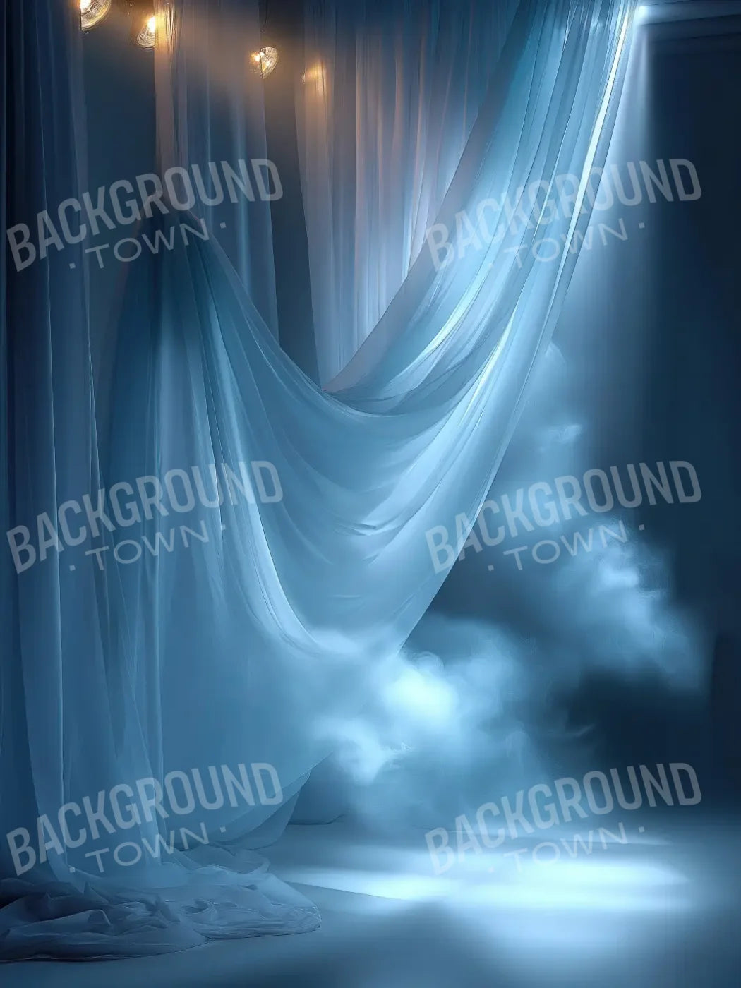 Mysterious Drapes 5’x6’8 Fleece (60 x 80 inch) Backdrop