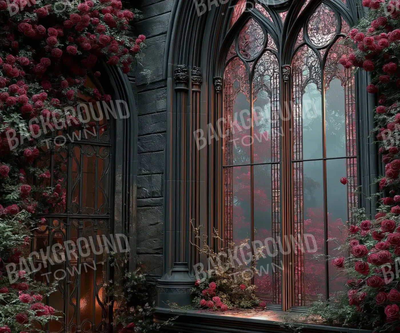 Mysterious Window 12’x10’ UltraCloth (144 x 120 inch) Backdrop