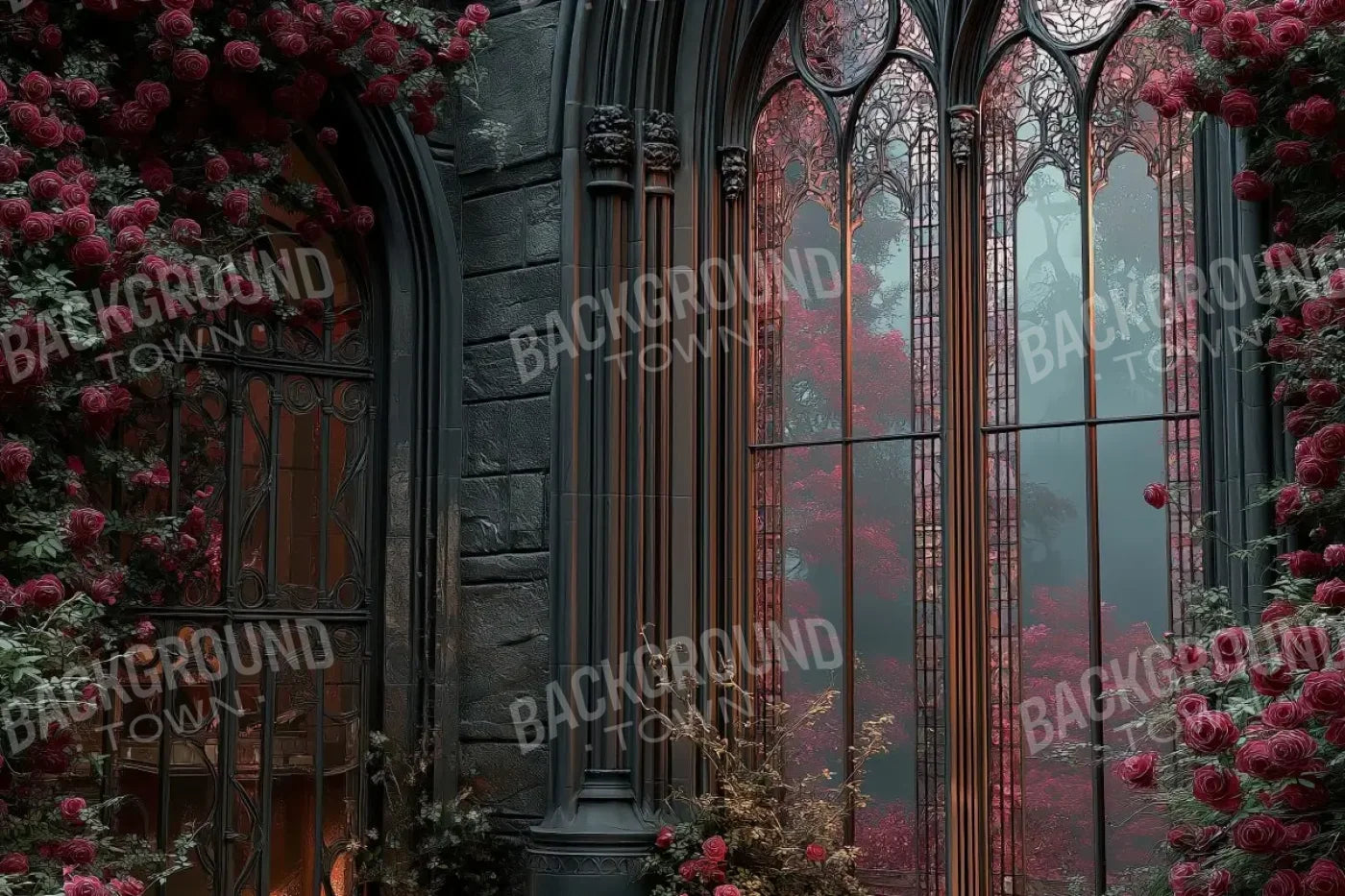 Mysterious Window 12’x8’ UltraCloth (144 x 96 inch) Backdrop