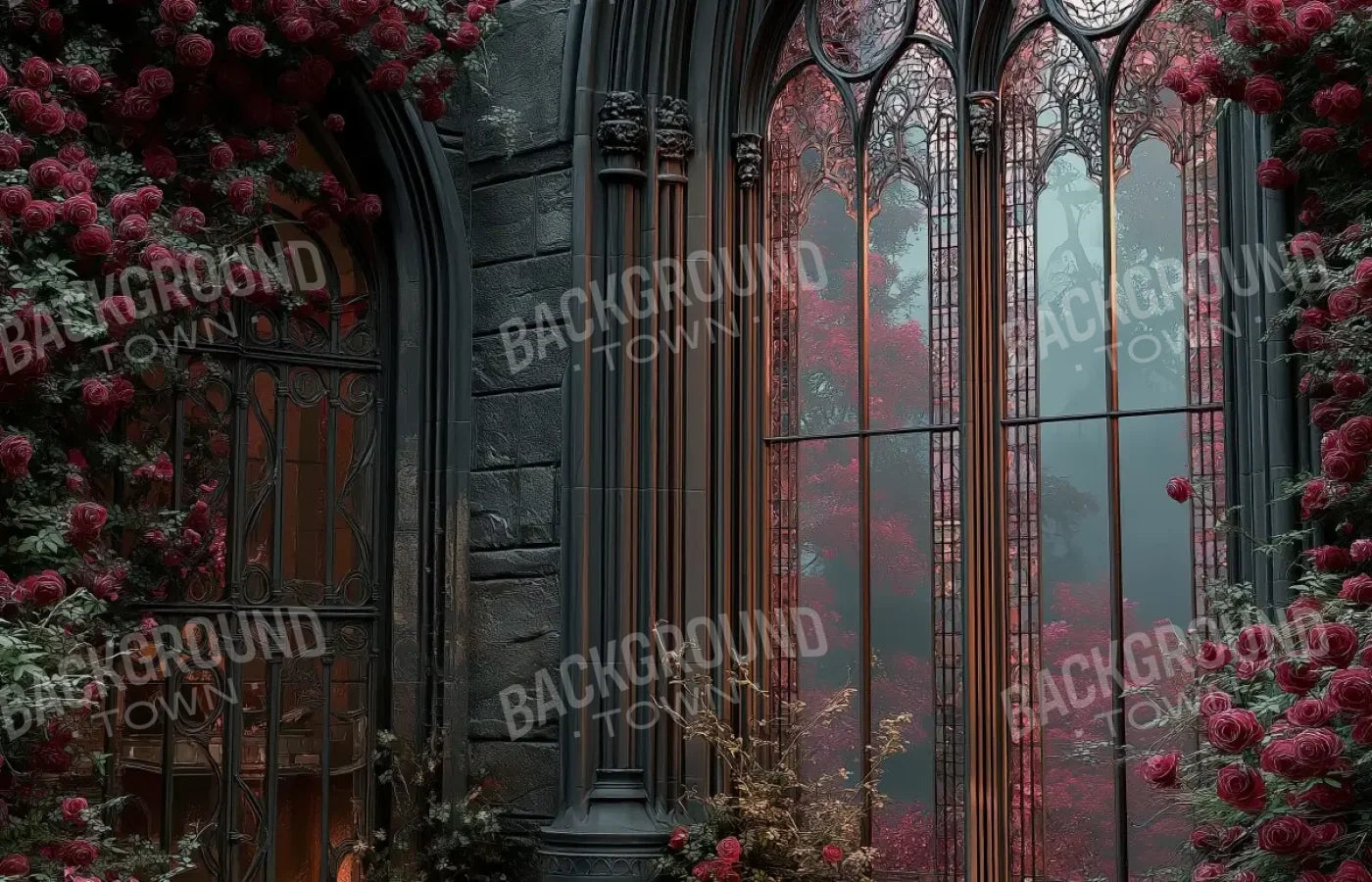Mysterious Window 14’x9’ UltraCloth (168 x 108 inch) Backdrop