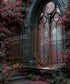 Dark Window Backdrop for Photography