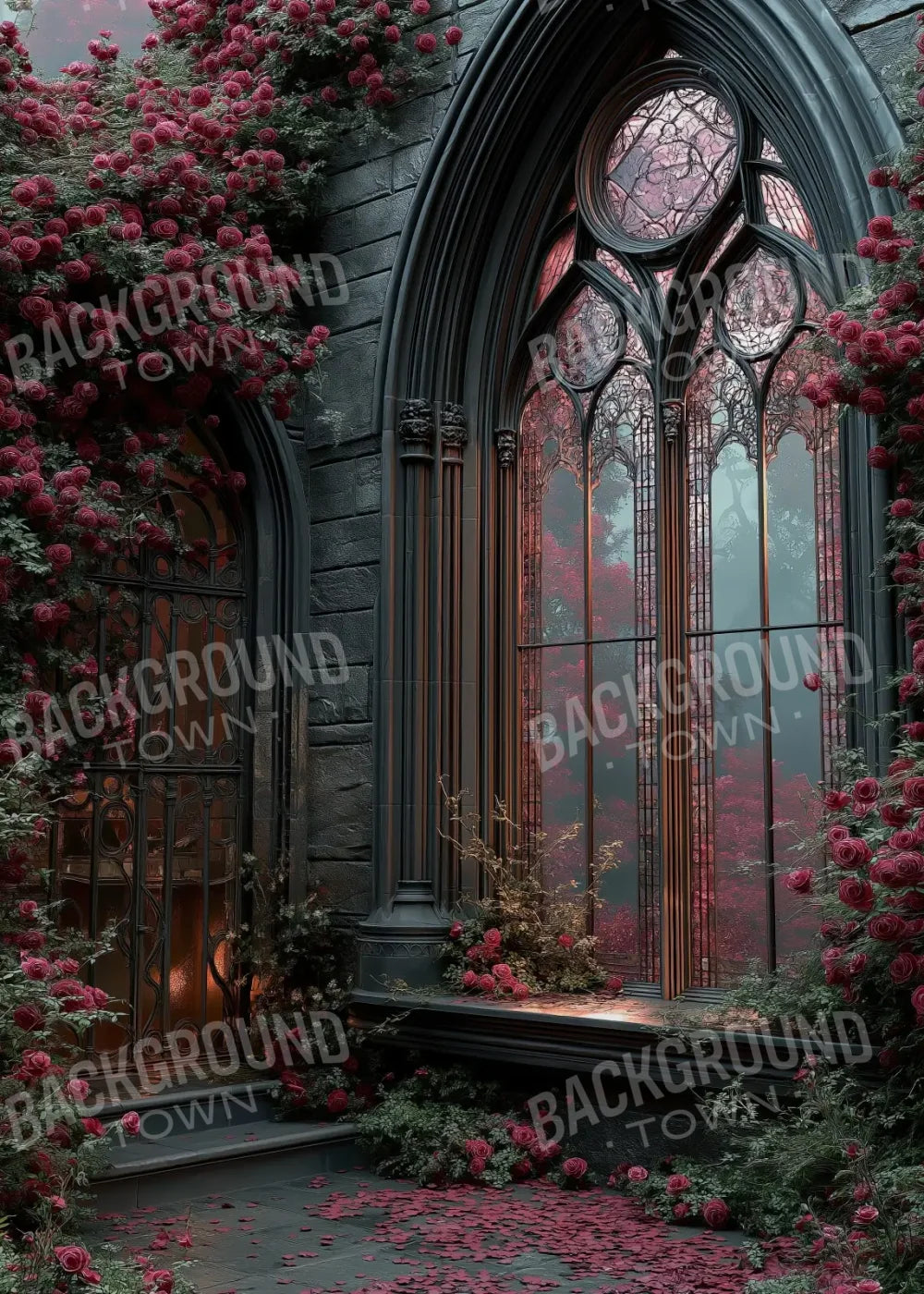 Mysterious Window 5’x7’ UltraCloth (60 x 84 inch) Backdrop