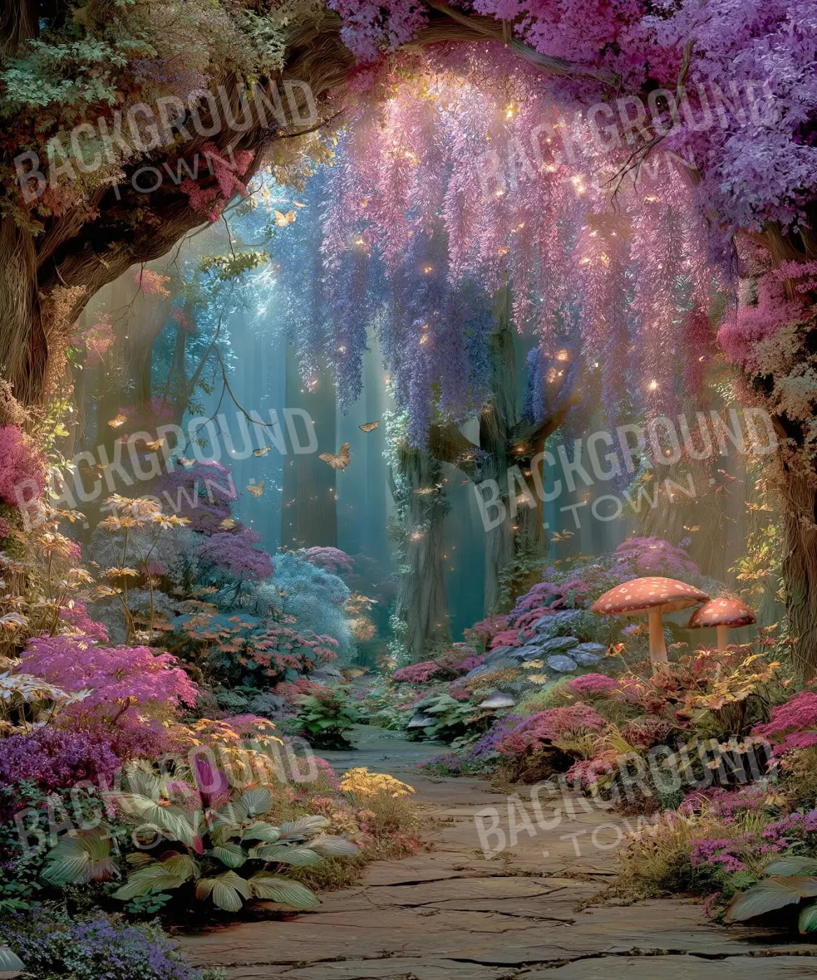 Mystical Fairy Garden 10’x12’ UltraCloth (120 x 144 inch) Backdrop