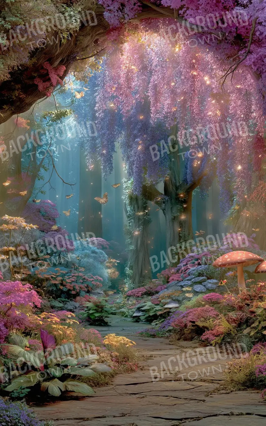 Mystical Fairy Garden 5’x8’ UltraCloth (60 x 96 inch) Backdrop