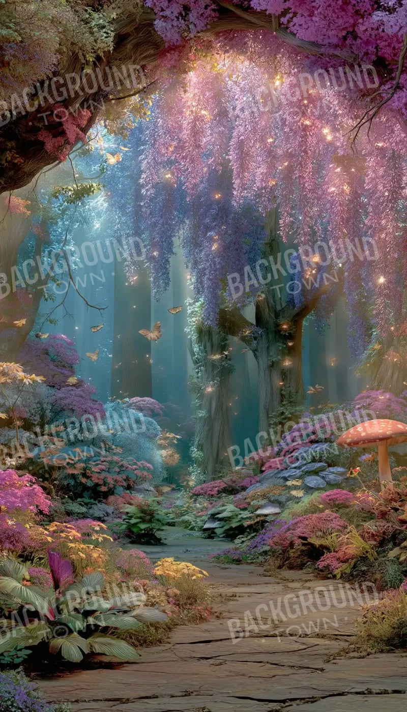 Mystical Fairy Garden 8’x14’ UltraCloth (96 x 168 inch) Backdrop