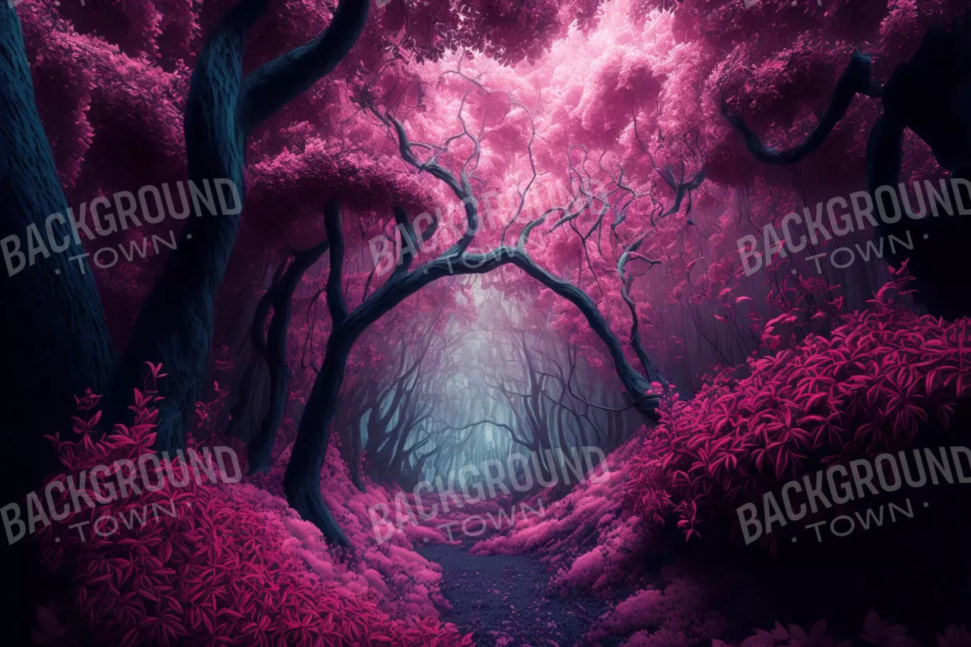 Mystical Forest 8X5 Ultracloth ( 96 X 60 Inch ) Backdrop