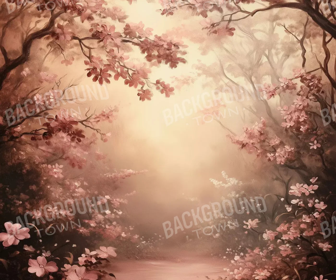 Mystical Forest Red 12’X10’ Ultracloth (144 X 120 Inch) Backdrop