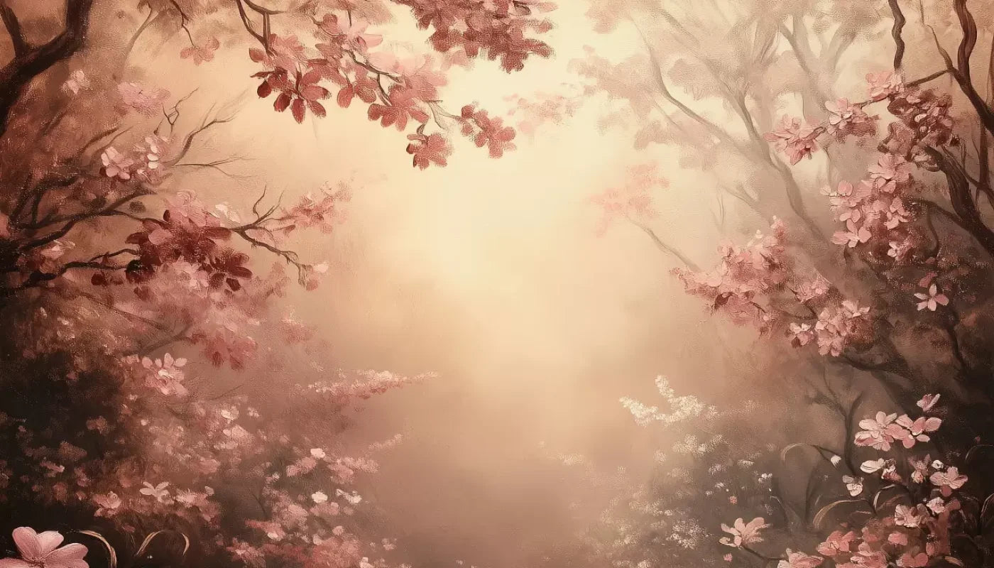 Mystical Forest Red 14’X8’ Ultracloth (168 X 96 Inch) Backdrop