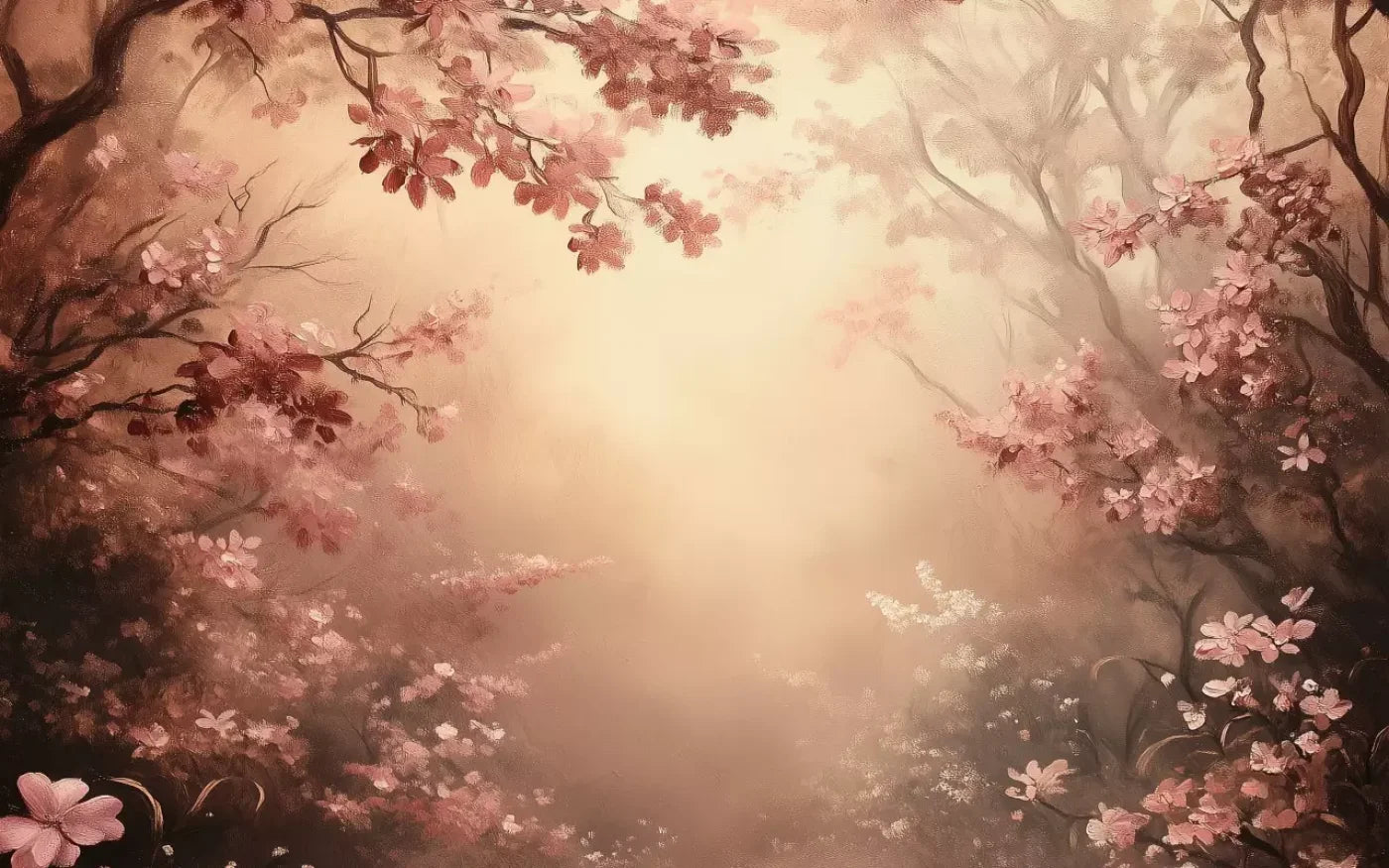 Mystical Forest Red 16’X10’ Ultracloth (192 X 120 Inch) Backdrop