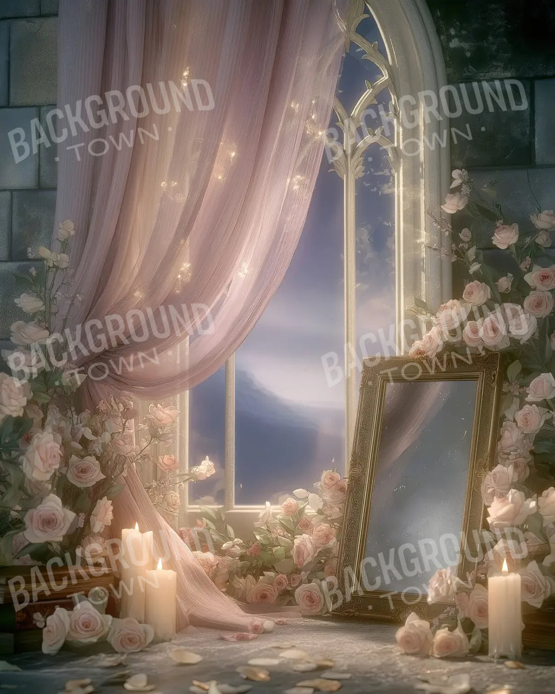 Mystical Mirror 8’x10’ Fleece (96 x 120 inch) Backdrop