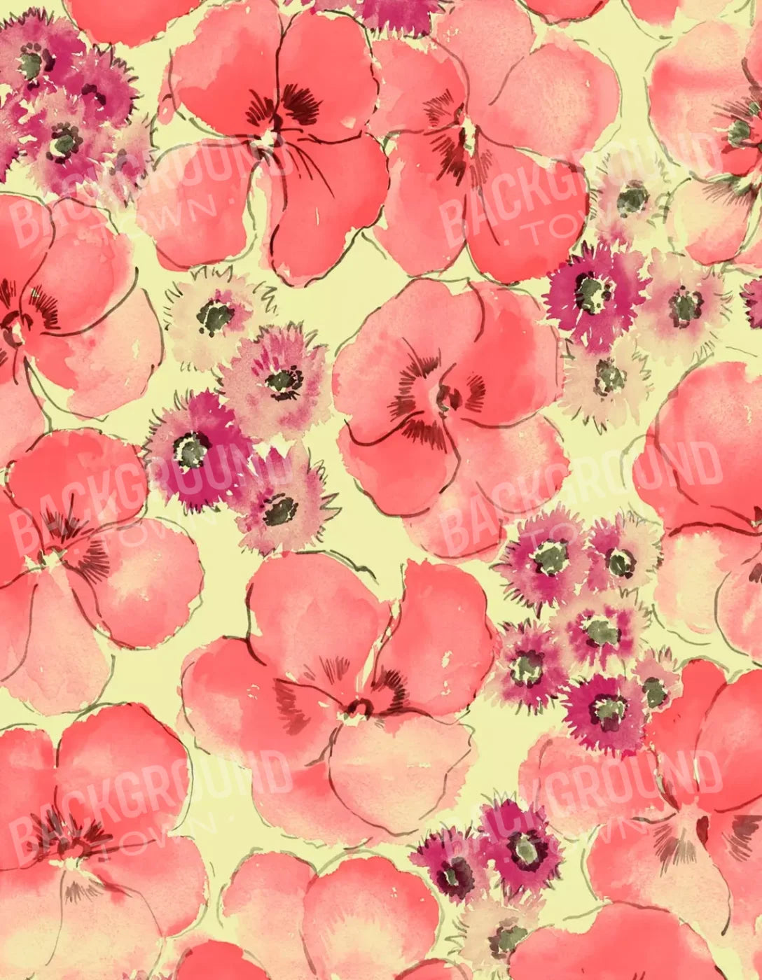 Nanette 6X8 Fleece ( 72 X 96 Inch ) Backdrop