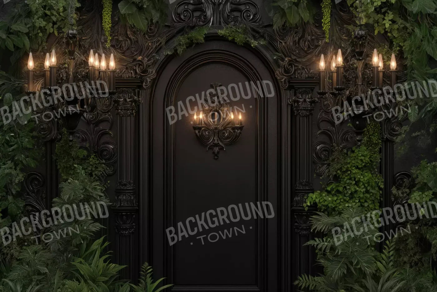 Naturalist Wedding Arch 12’X8’ Ultracloth (144 X 96 Inch) Backdrop